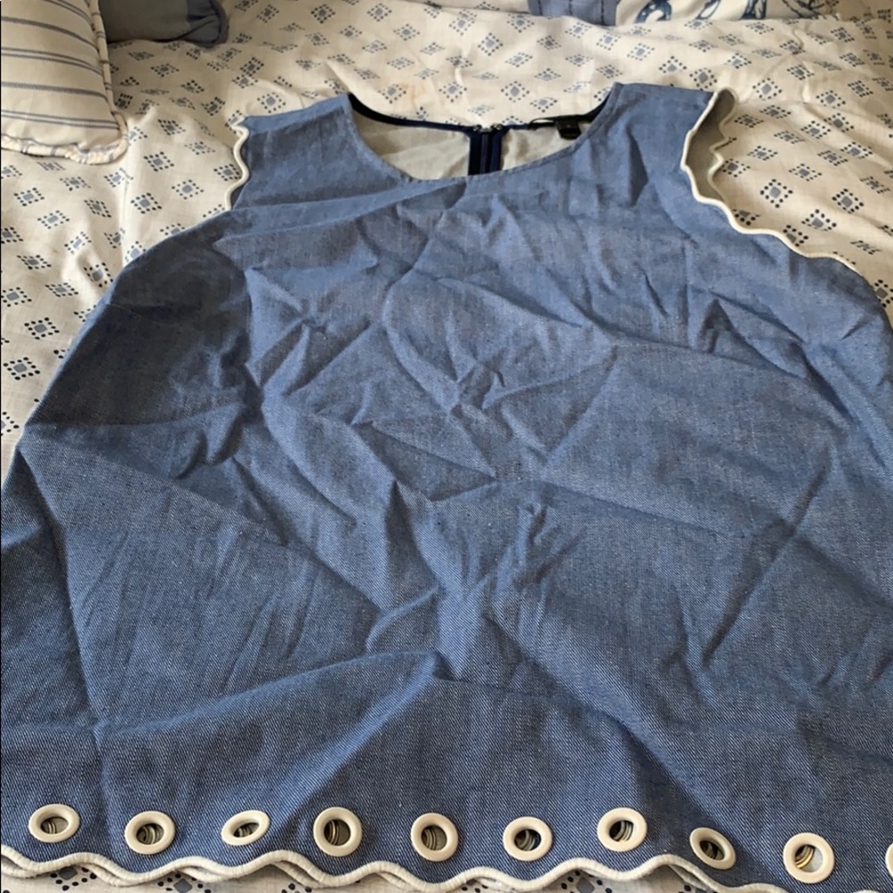 Jcrew blue tank top